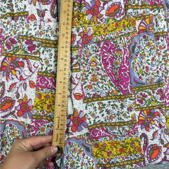 Anthropologie Madelynn Surat Harem Jogger Tie Ankle Boho Lounge Pant Sz Sm - Picture 3 of 7